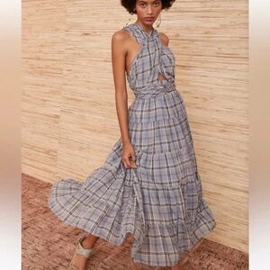 Ulla Johnson NWT Noelle Midi Dress in Cornflower Size 4